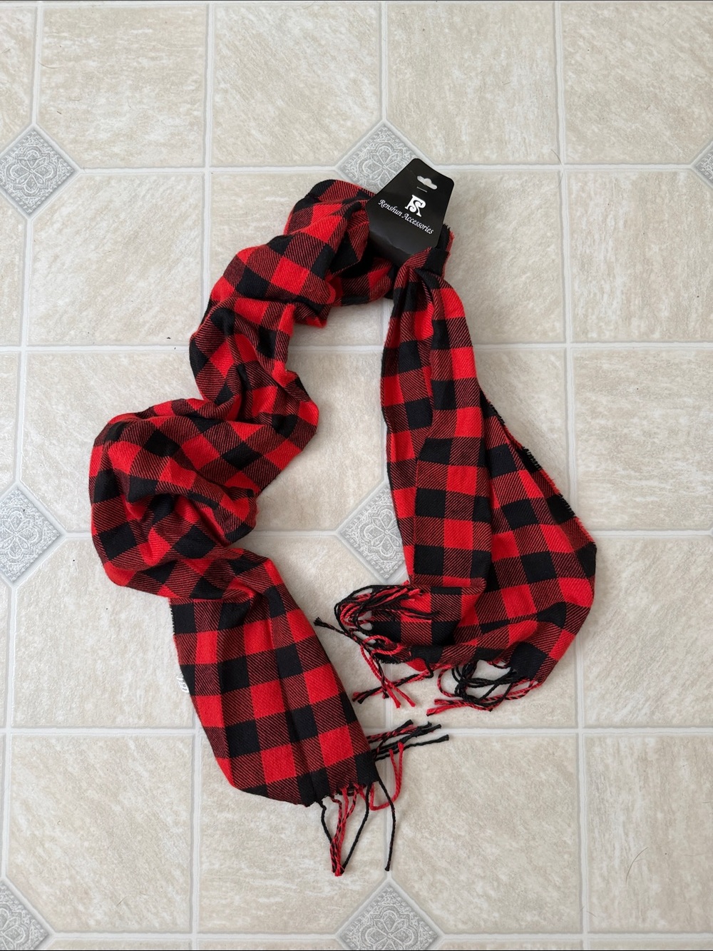 Buffalo Plaid Scarf NWT